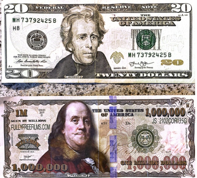 Counterfeit is an imitation and is not real.